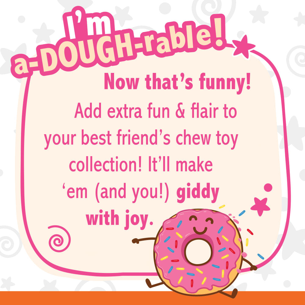 Nylabone Power Chew Glazed Donut Bacon