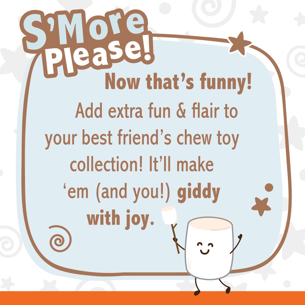 Nylabone Power Chew Toasted Marshmallow on Stick Peanut Butter