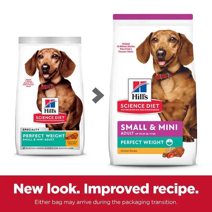 Hills Science Diet Dog Adult Perfect Weight Small & Mini 5.76kg