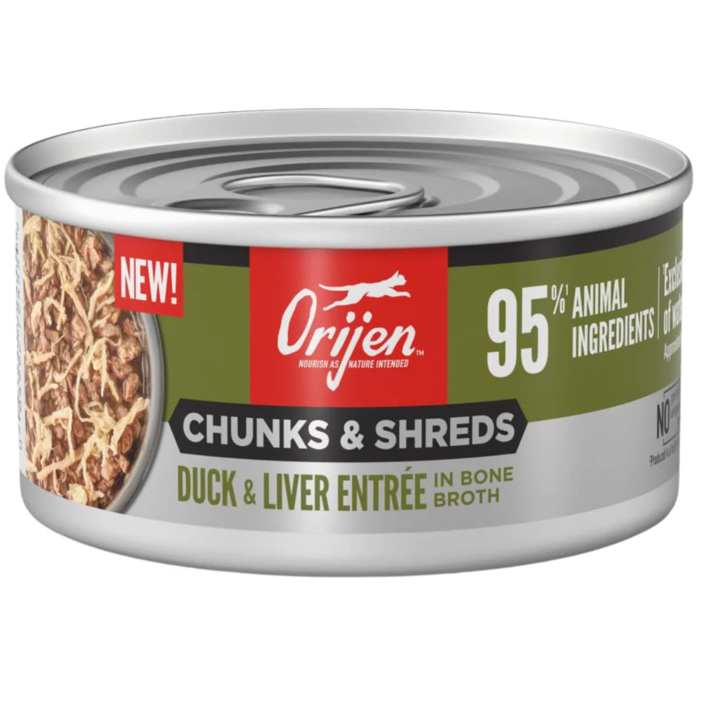 Orijen Chunks & Shreds - Duck & Liver Entrée