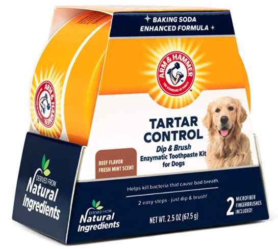 Arm and Hammer Tartar Control Toothpaste Jar with Brushes