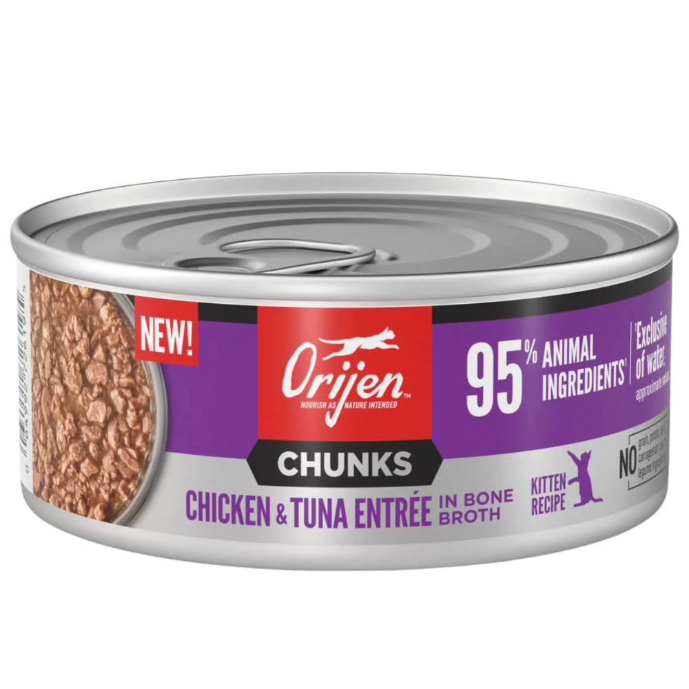 Orijen Chunks & Shreds - Chicken & Tuna Entrée (Kitten)