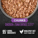 Orijen Chunks & Shreds - Chicken & Tuna Entrée (Kitten)