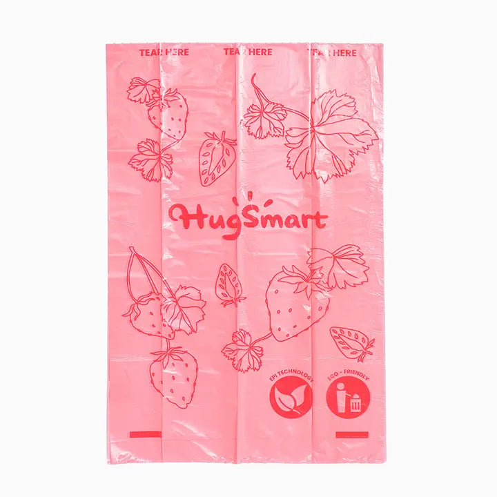 HugSmart Pet - Strawberry Poop Bags