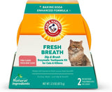 Arm and Hammer Cat Tuna Toothpaste Jar with Brushes