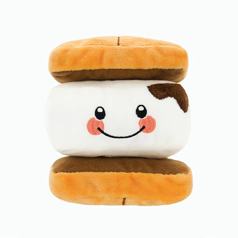 FUZZY FRIENDZ DOG TOY CAMPING PUP SMORE