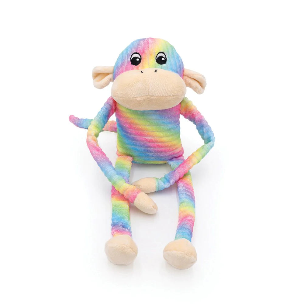 SPENCER THE CRINKLE MONKEY LARGE Rainbow