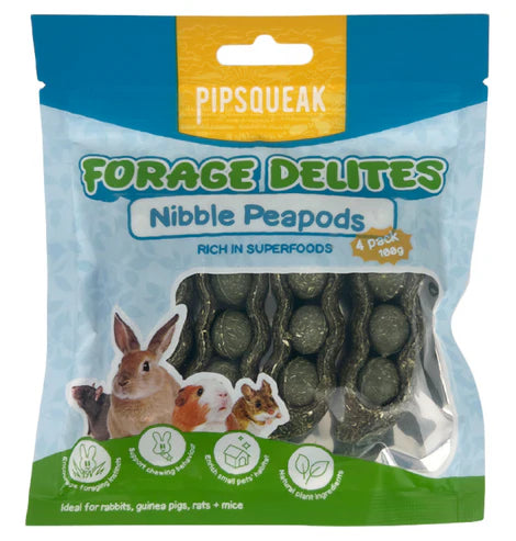 Pipsqueak Forage Delites Nibble Pea Pods