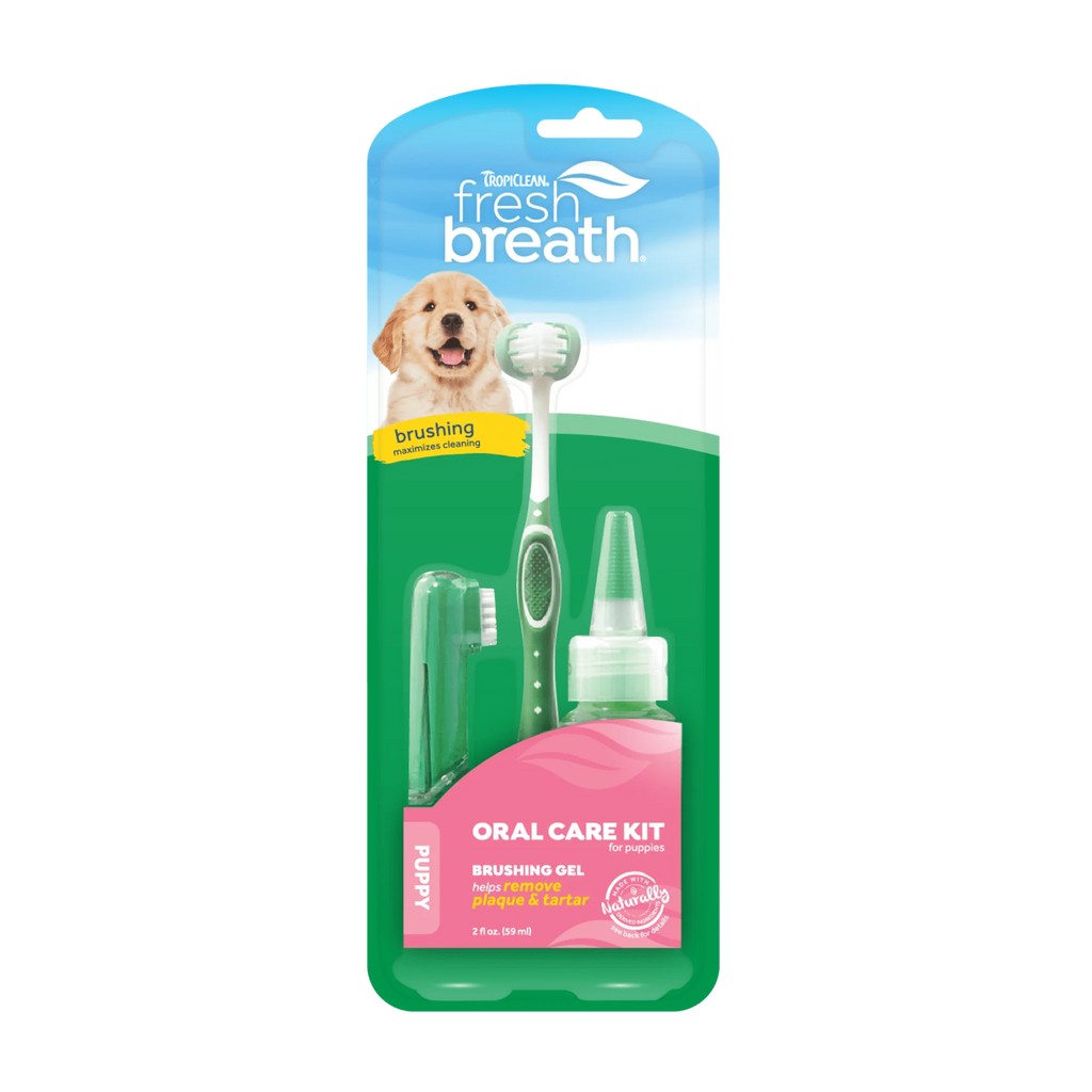 Upmarket Pets & Aquarium | Tropiclean Fresh Breath Oral Care Kit for Puppies | Shop pet supplies online