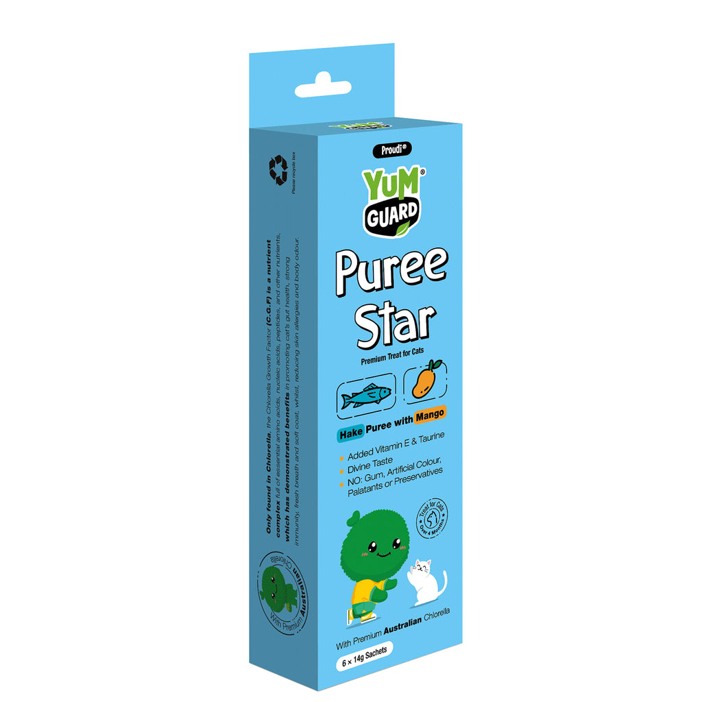 YUMGUARD PUREE STAR HAKE PUREE WITH MANGO 14GX6