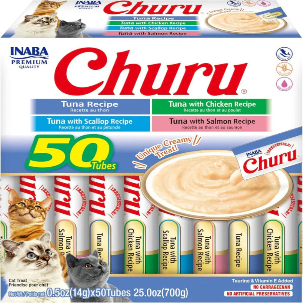 Inaba Cat Churu Puree Tuna Varieties