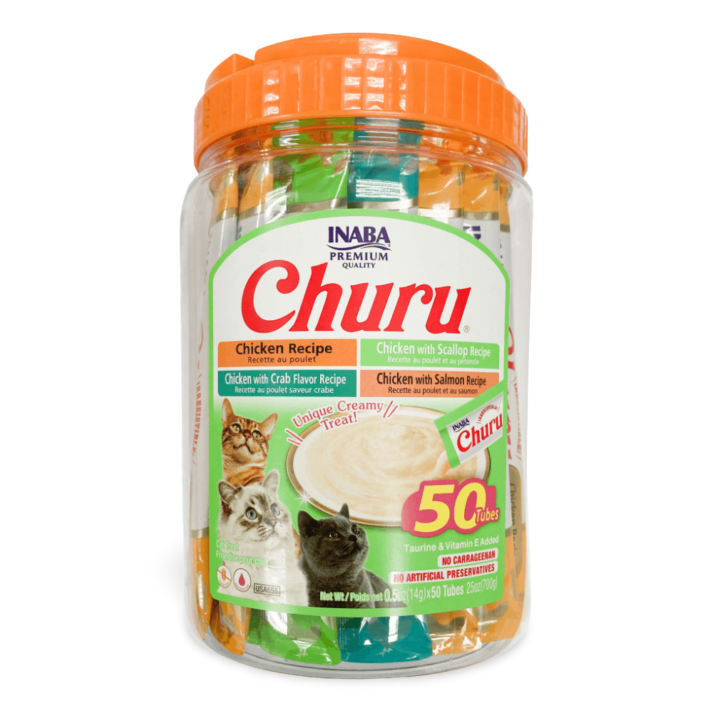Inaba Cat Churu Puree Chicken Seafood Varieties Tub