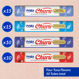 Inaba Cat Churu Puree Tuna Seafood Varieties Tub