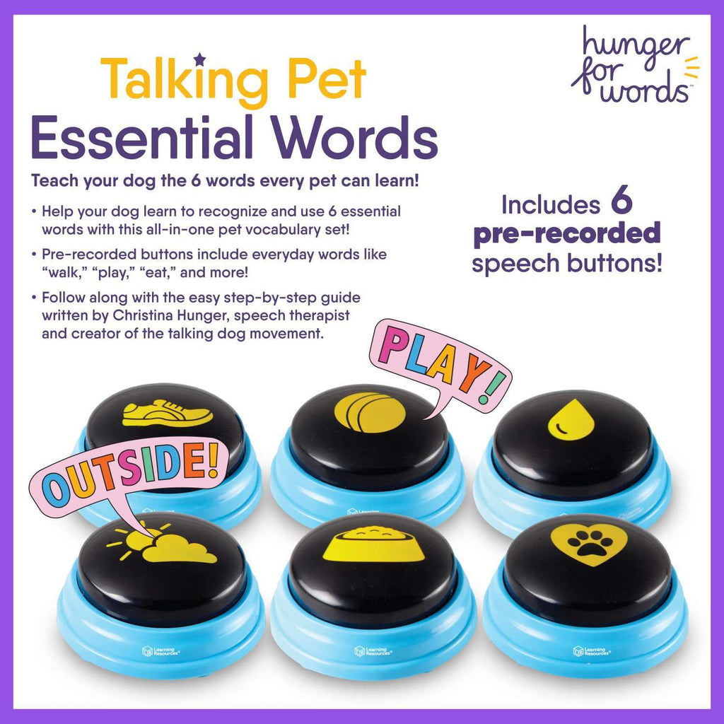 Hunger For Words - Talking Pet Essential Words Set