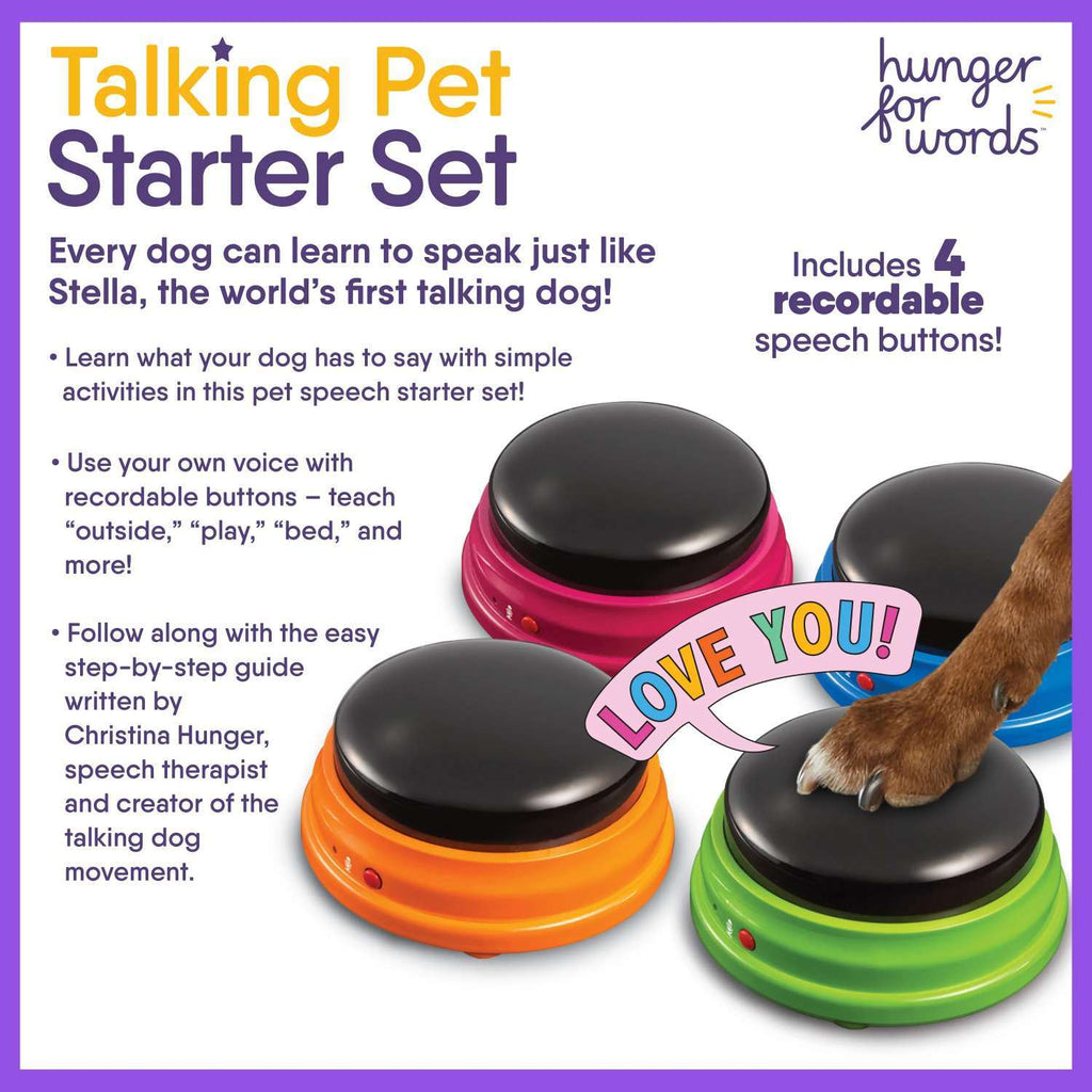 Hunger For Words - Talking Pet Starter Set