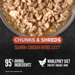 Orijen Chunks & Shreds - Salmon & Chicken Entrée