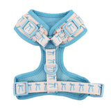Pablo & Co Adjustable Harness Baby Blue Bows