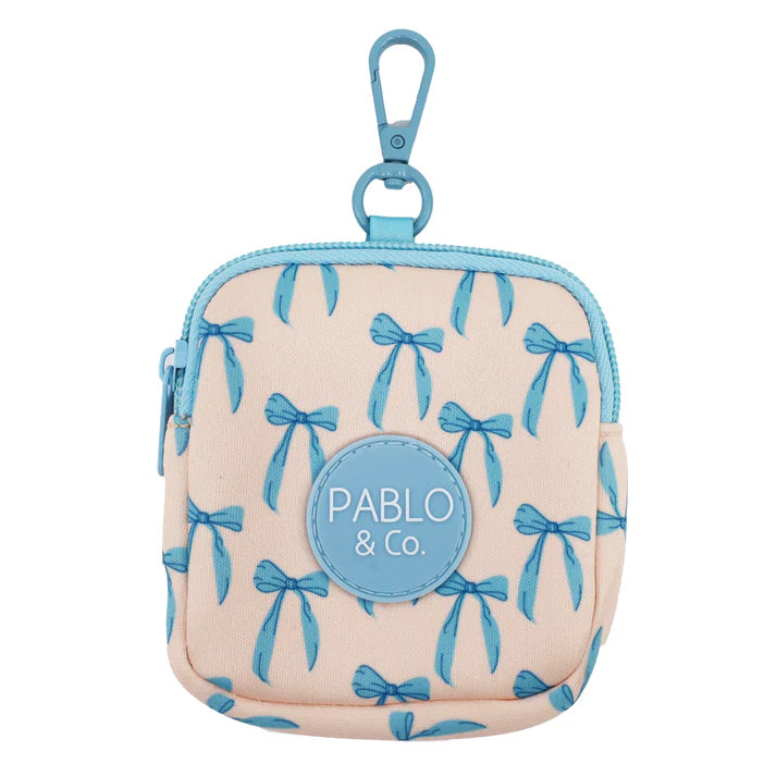 Pablo & Co Treat Pouch Baby Blue Bows