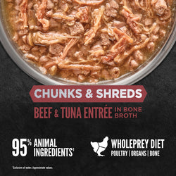 Orijen Chunks & Shreds - Beef & Tuna Entrée