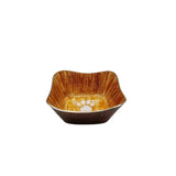 Upmarket Pets & Aquarium | Square Food and Water Bowl - Orange White Paw | Shop pet bowls online