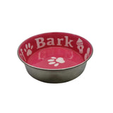 Upmarket Pets | Ruff Woof Paw Food and Water Metal Bowl | Shop pet bowls online