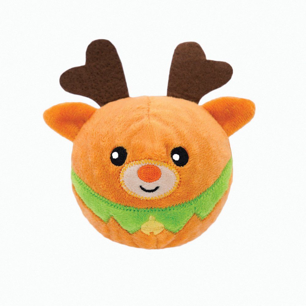 Upmarket Pets & Aquarium | HugSmart Super Ball Happy Woofmas Reindeer | Shop dog toys online