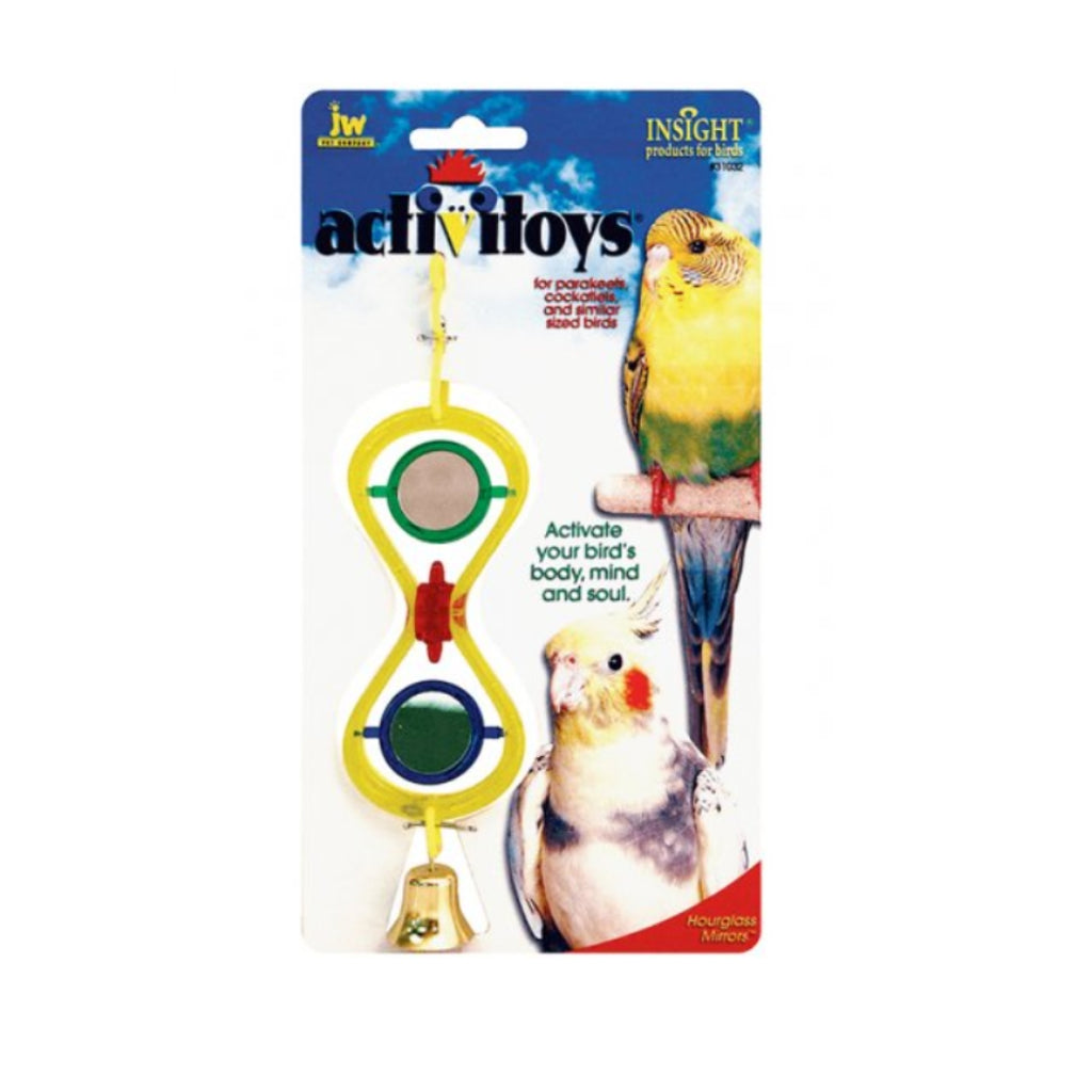 Upmarket Pets & Aquarium | JW Insight Bird Toy Hourglass Mirror
