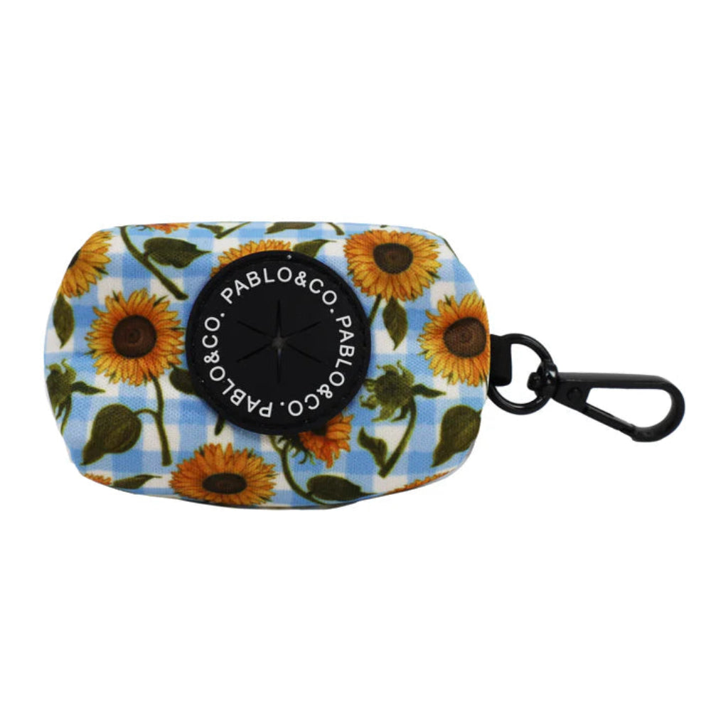 Pablo & Co Poop Bag Holder Sunny Sunflowers