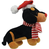 Upmarket Pets & Aquarium | Prestige Snuggle Pals Christmas Dachshund w/ Hat | Shop dog toys online