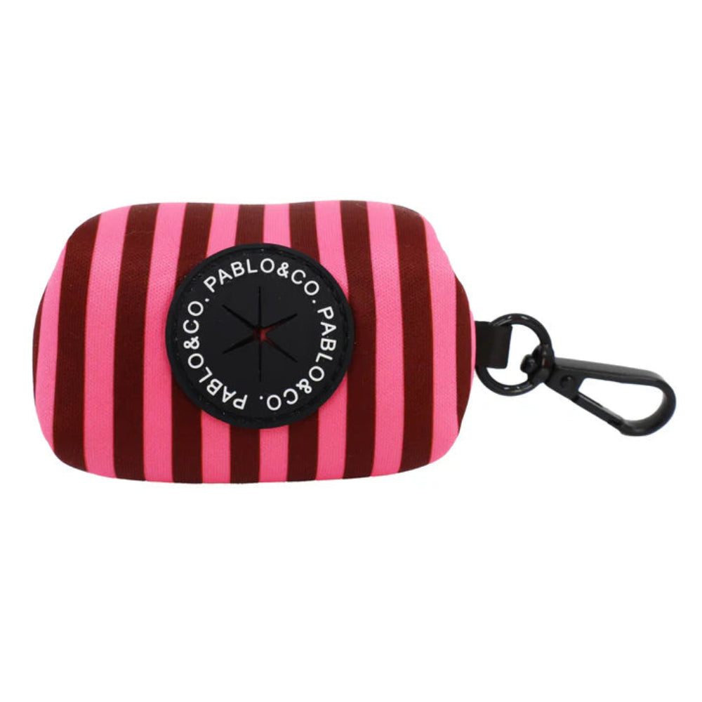 Pablo & Co Poop Bag Holder Blushing Stripes