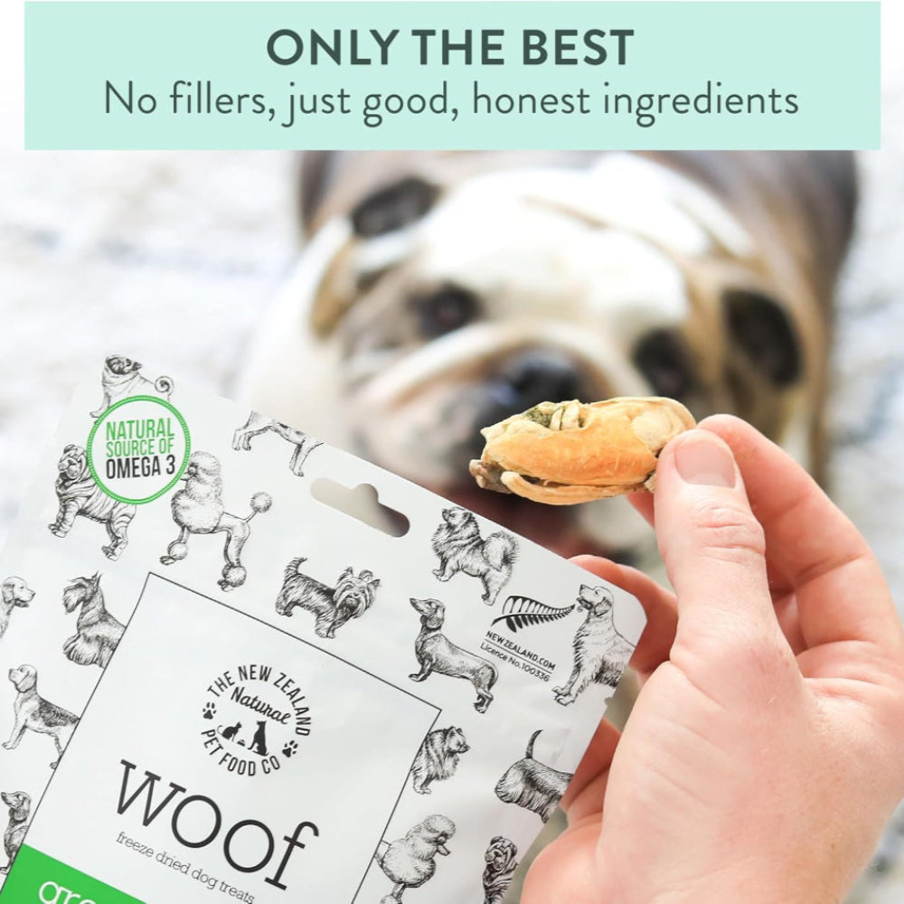 Woof Freeze Dried Mussels Treat