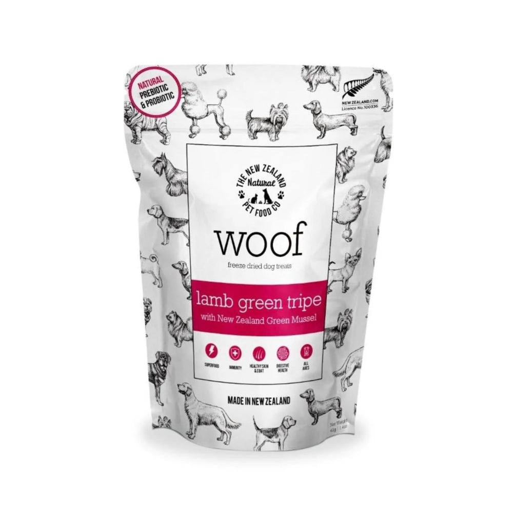 Woof Freeze Dried Lamb Green Tripe Treat