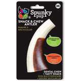 Spunky Pup Snack & Chew Antler Dog Chew Toy