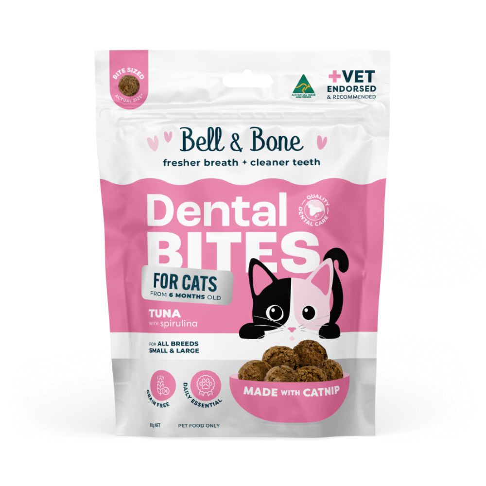 Bell and Bone Cat Dental Bite - Tuna With Spirulina