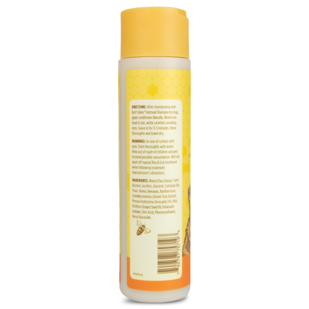 Burts Bees Oatmeal Dog Conditioner with Colloidal Oat Flour and Honey