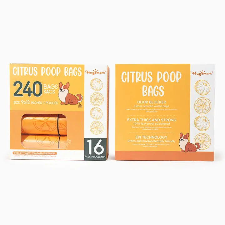 HugSmart Pet - Citrus Poop Bags