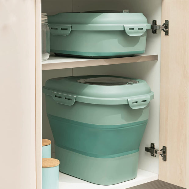 Image showcasing Canine Care - Collapsible Food Storage Bin – Upmarket Pets Melbourne