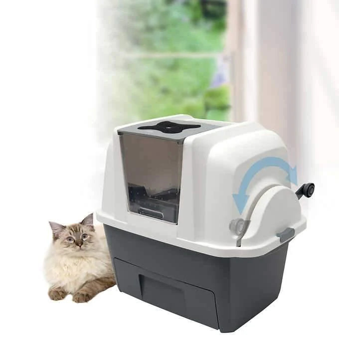 Catit hooded cat litter pan best sale