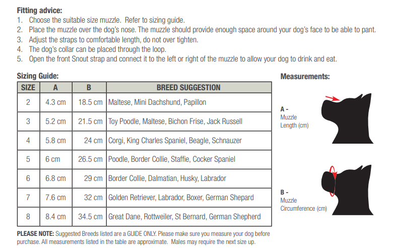 Zeez- Comfort Dog Muzzle