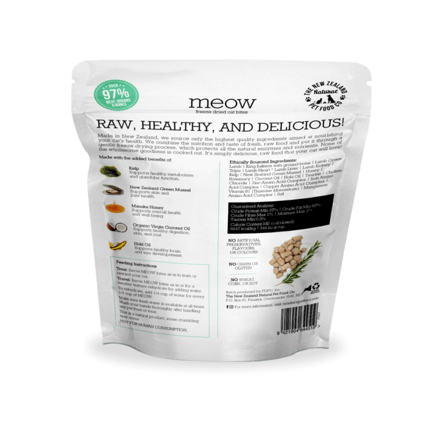 Meow Freeze Dried Lamb & King Salmon