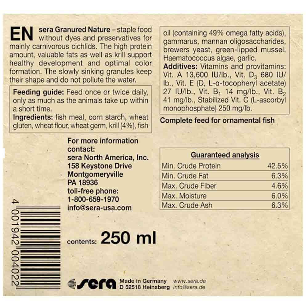 Sera Granured Colour Pellets 135g