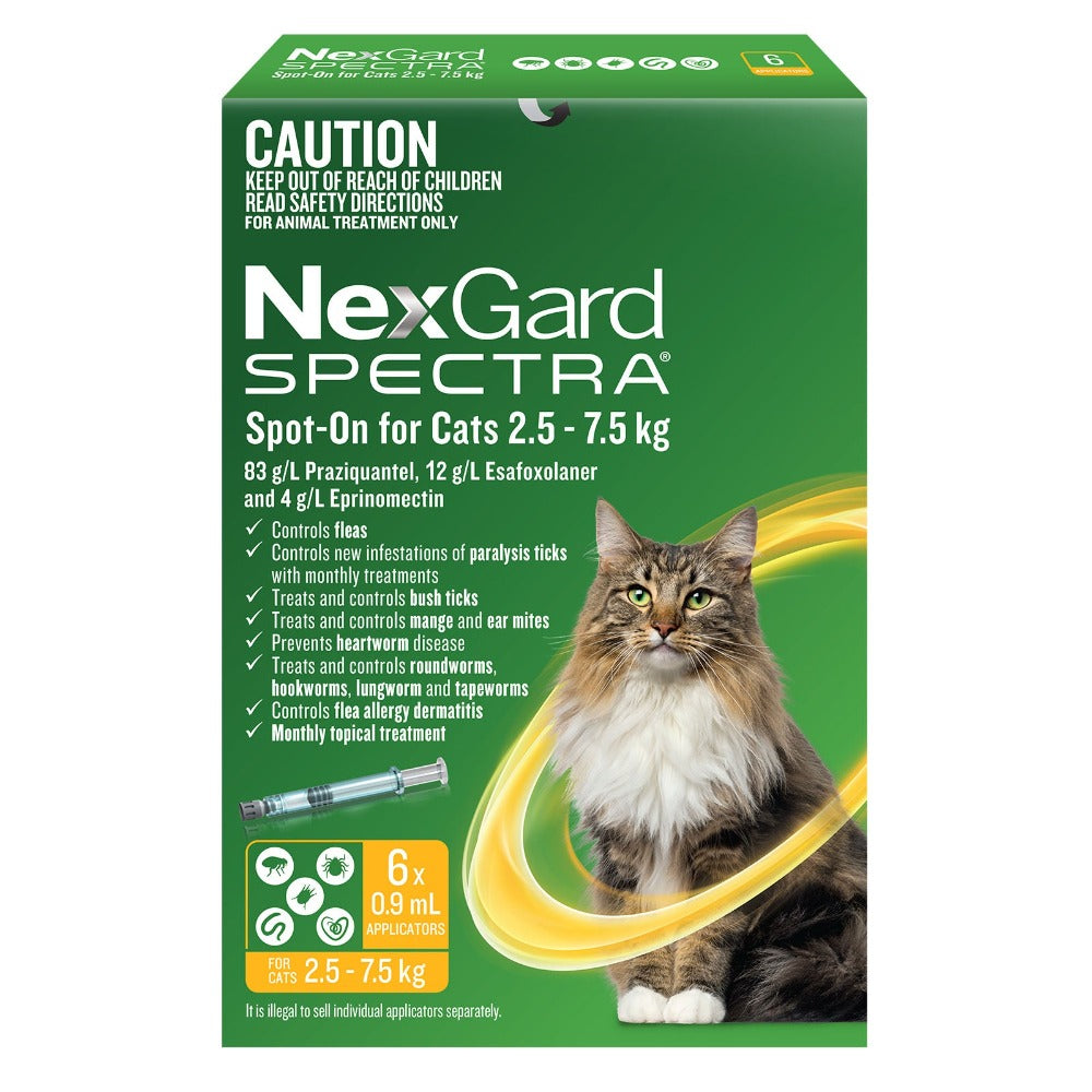 Nexgard Spectra Spot-On For Cats KG