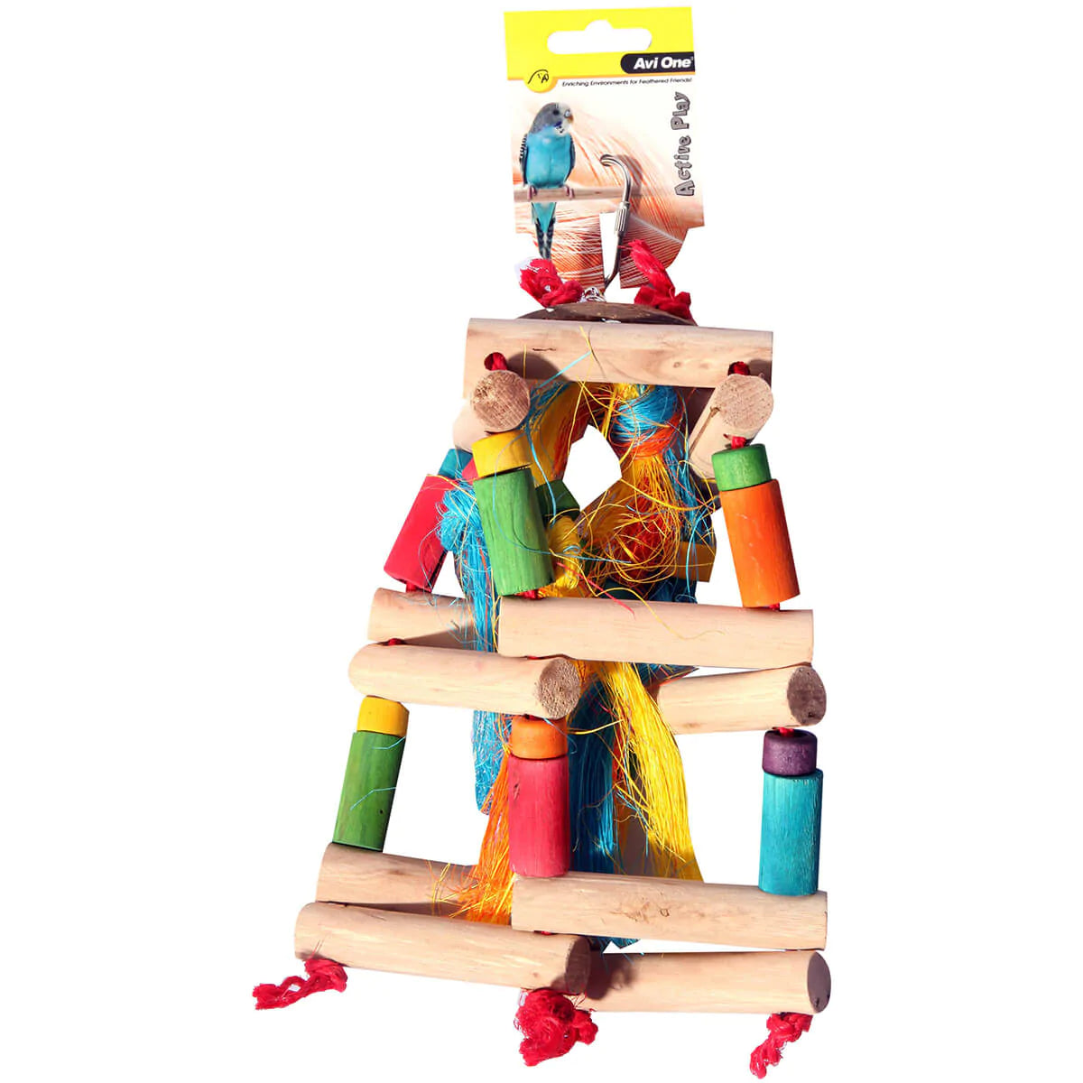 Picture of Parrot Toy Wooden Jungle Gym Large 37cm – Upmarket Pets Melbourne