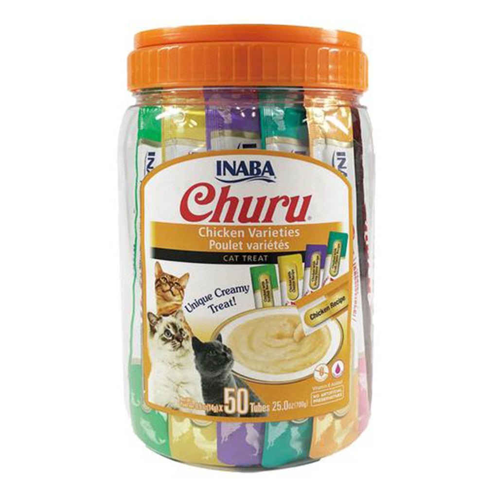INABA Cat Churu Puree Chicken Varieties 50 Pack