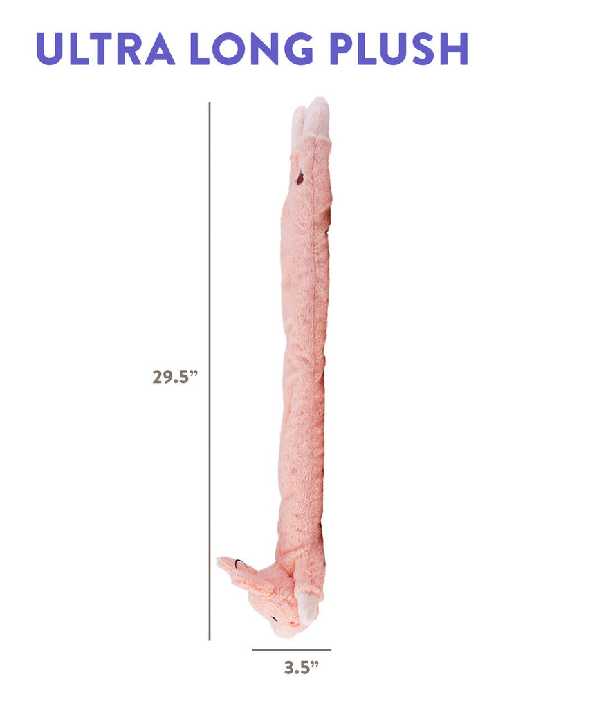 Charming Pet Longidudes Plush Squeaker Dog Toy - Rabbit