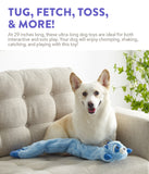 Charming Pet Longidudes Extra Long 75cm Plush Squeaker Dog Toy - Raccoon