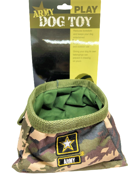 MyBestFriend Army Fibric Container Dog Toy