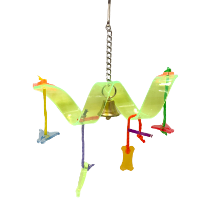 MyBestFriend Bird Toy Acrylic Spiral