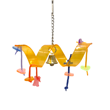 MyBestFriend Bird Toy Acrylic Spiral