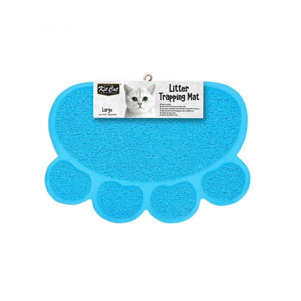 Kit Cat Litter Trapping Mat Blue